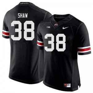Men's Ohio State Buckeyes #38 Bryson Shaw Black Nike NCAA College Football Jersey High Quality ELF0744FA